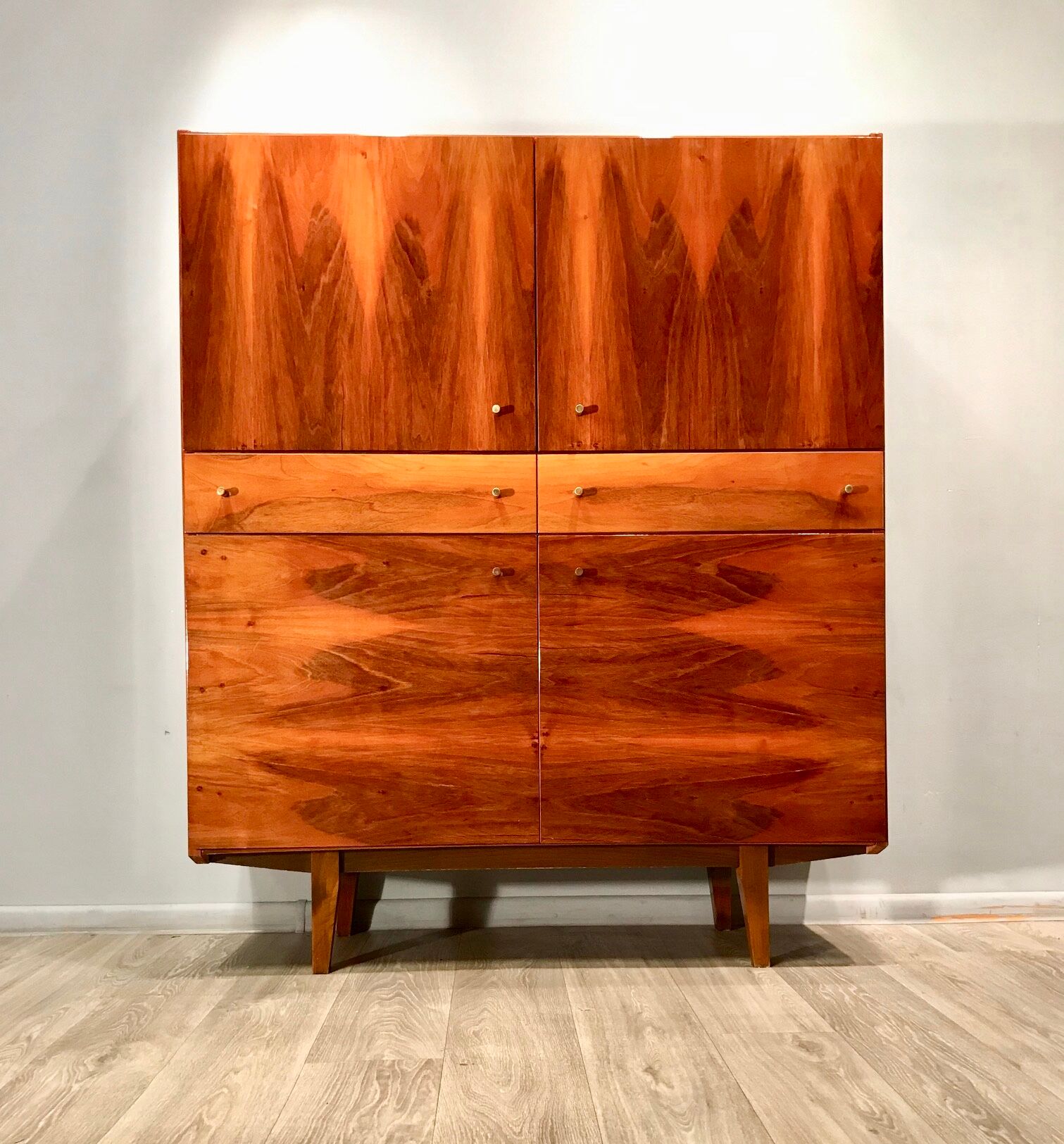 Chest of drawers, Wardrobe, Bytom Furniture Factory, Poland, 1970s