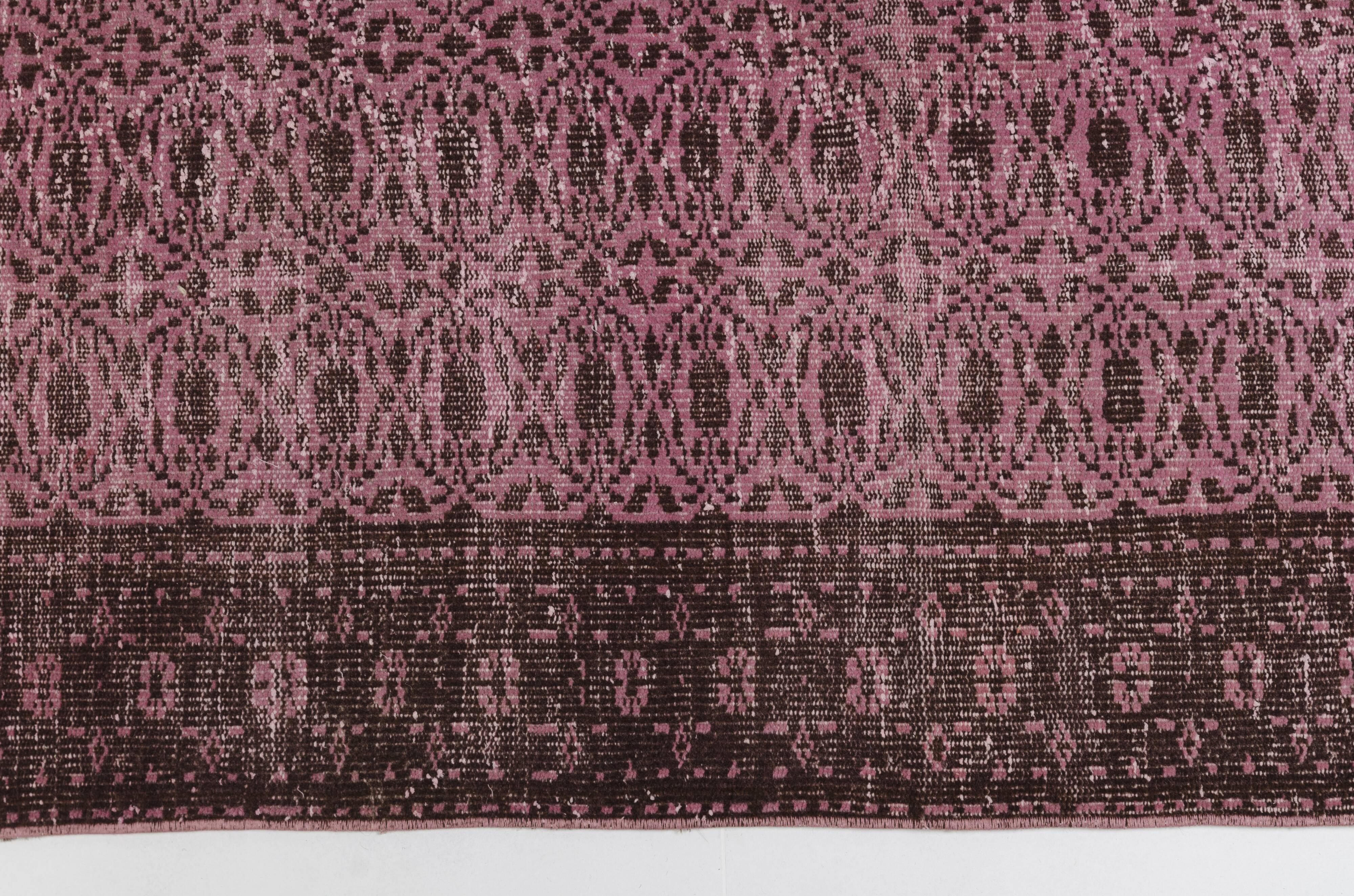 Decorative Pink Oushak Carpet sku 2527