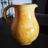 Pichet en terracotta emaillée - Signé Roux Dieulefit