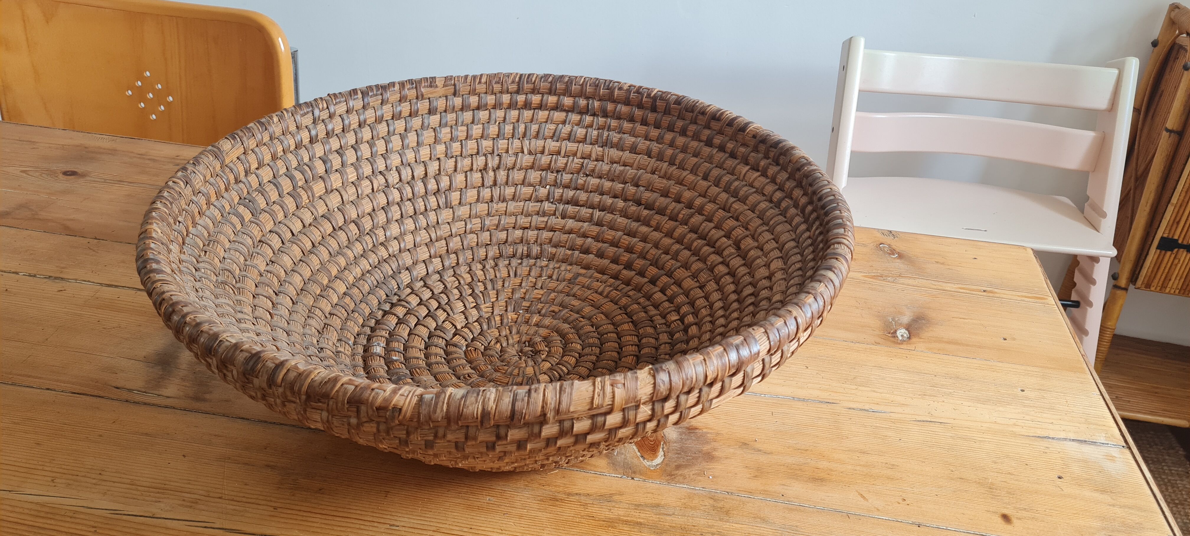 Vintage Rye Basket