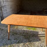 Dining table vintage compass legs
