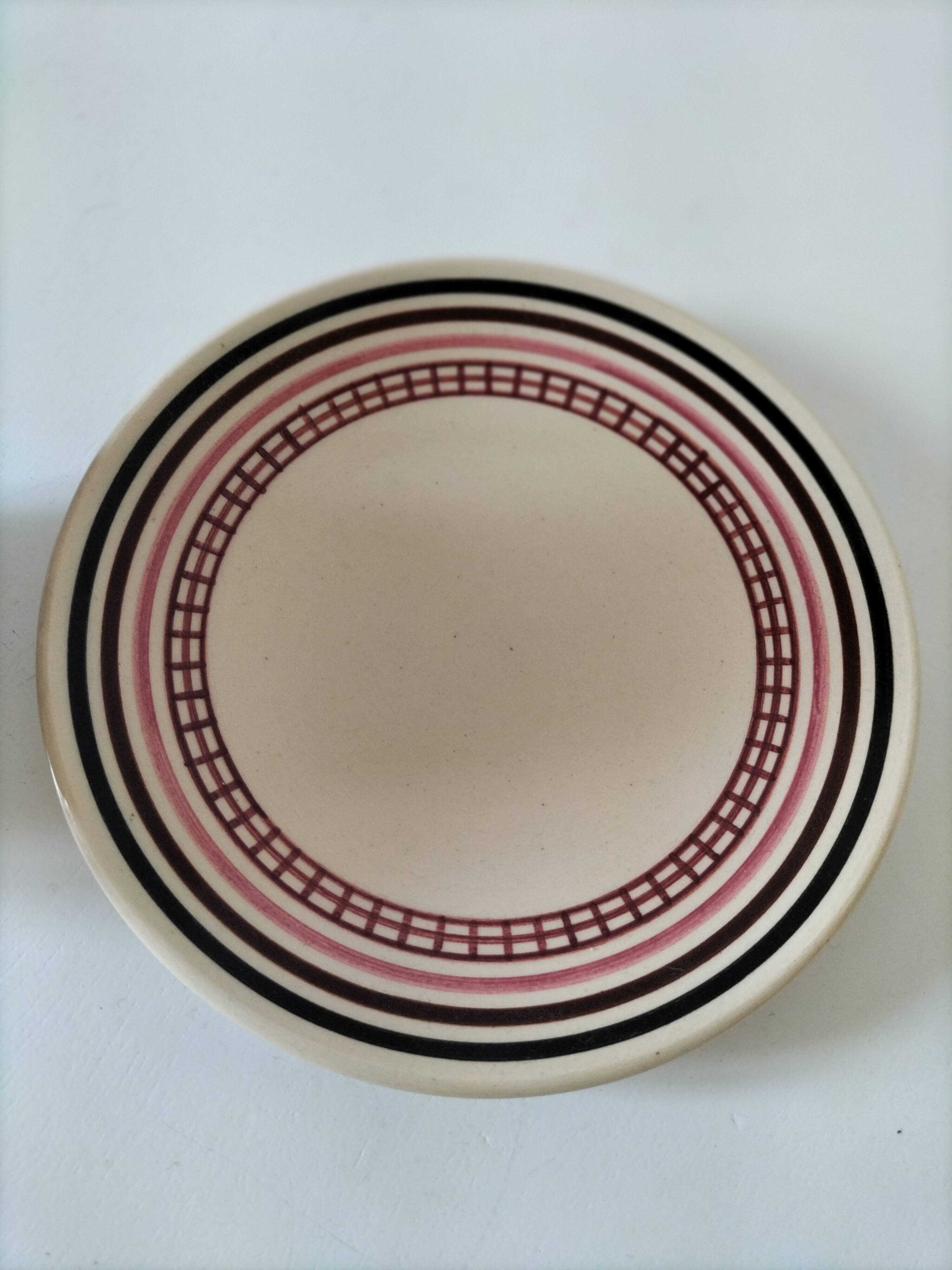 Cup and saucer Paul Fouillen – Quimper – 1950s