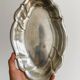 Vintage serving dish in 18/10 stainless steel