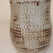 Pair of vintage Accolay ceramic vases signed