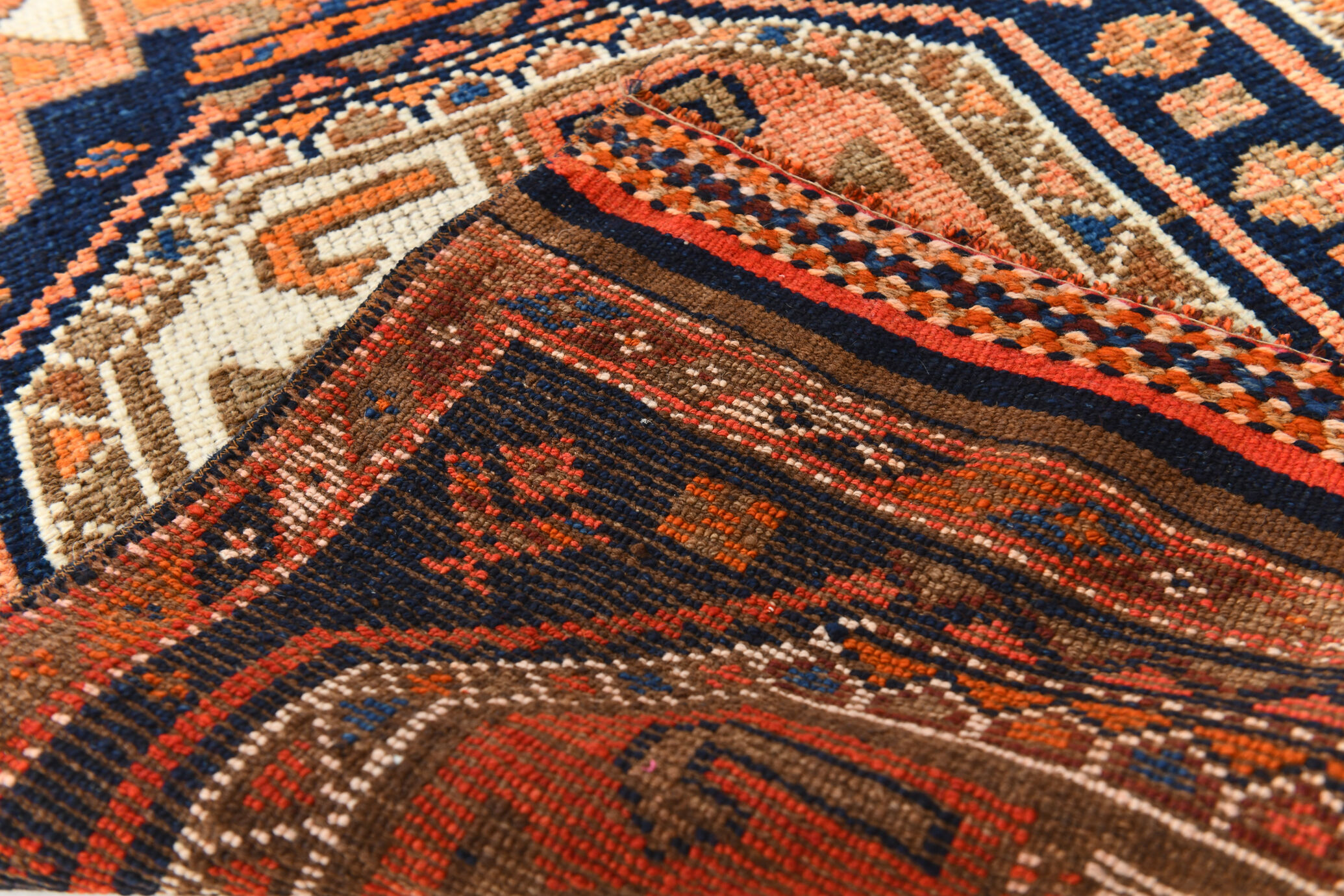 4x10 Wide Vintage Runner Rug, 110x323Cm