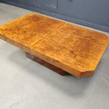 Hollywood regency hidden bar coffee table, 1970s