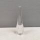 Slim transparent vase in crystal glass from Örrefors Sweden 1980s