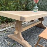 Table monastère décapée