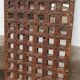 Original wooden mirror with braces