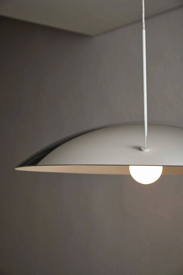 Suspension en métal chromé par Fog & Mørup