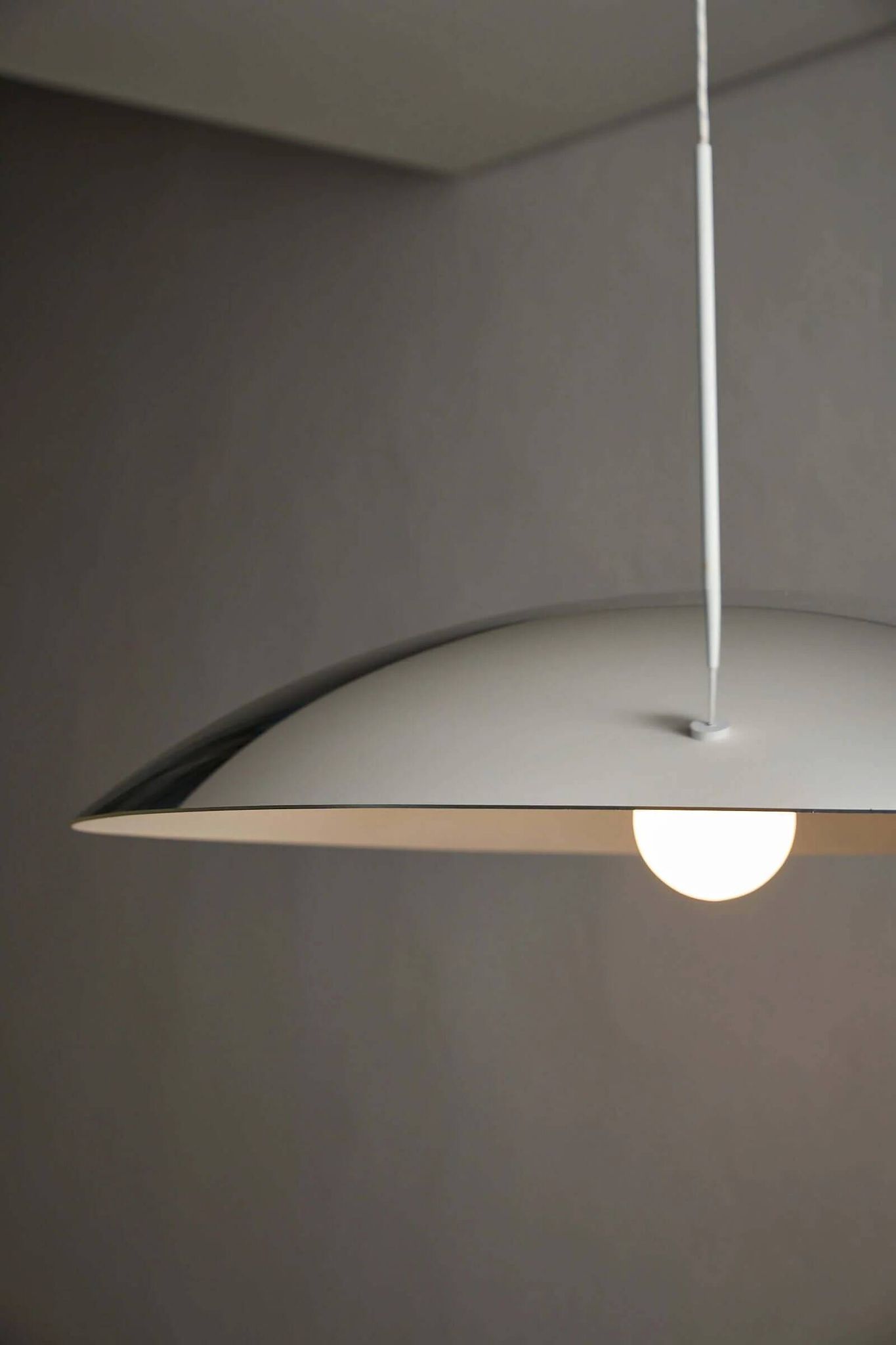 Suspension en métal chromé par Fog & Mørup