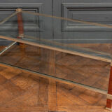 Coffee table with two trays by Pierre Vandel Paris 1980