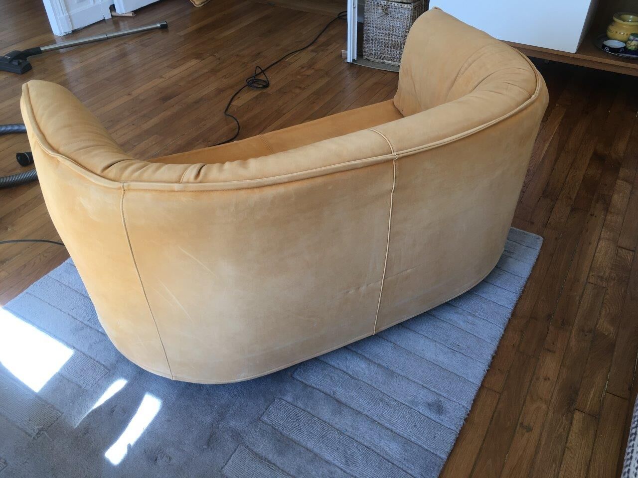 2-seater alcantara sofa