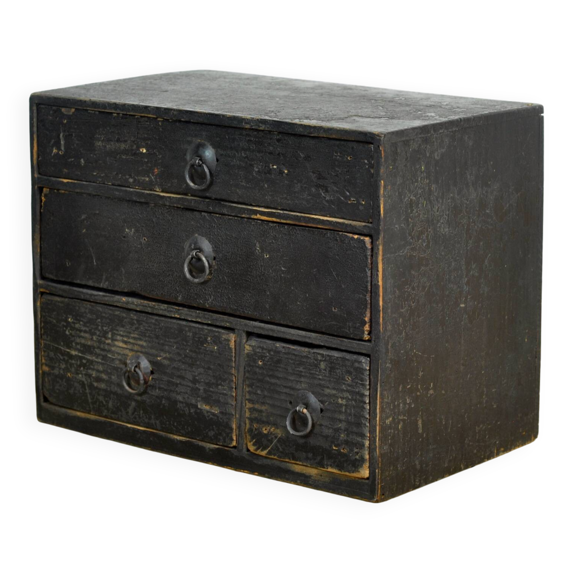 Antique Japanese ko-dansu, small chest of drawers, circa 1900