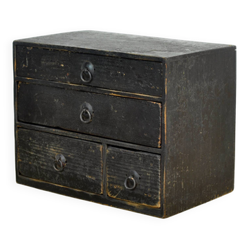 Antique japonais ko-dansu, petite commode, vers 1900