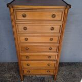 Louis XVI style weekly planner in cherry and chestnut