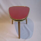 Table d'appoint trépied du milieu du siècle, années 1970