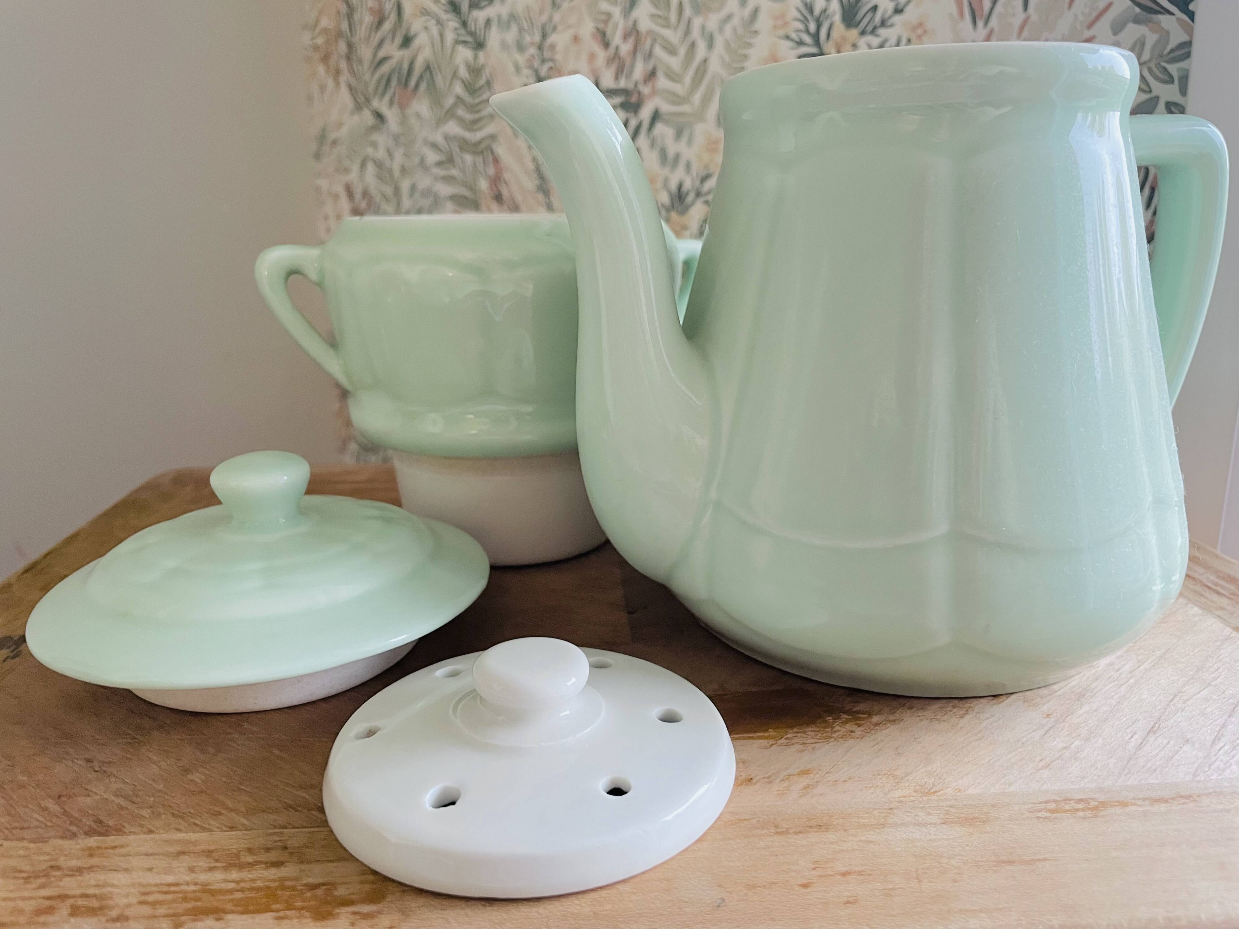 1960s ceramic coffee pot