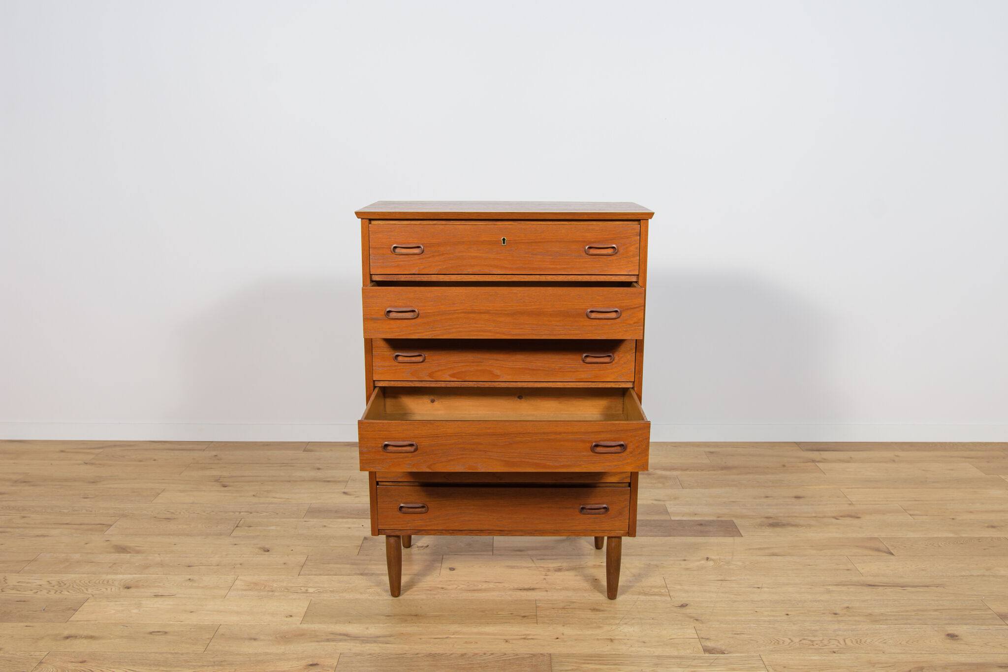 Mid-century teak dresser, Denmark, 1960s