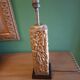 Vintage 80's lamp in gold metal