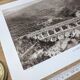 The Pont du Gard, vintage, photo print from 1935.