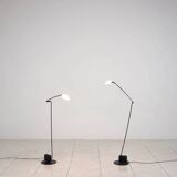 Set of 2 "Ambra" floor lamps by Valenti, Italy