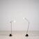 Ensemble de 2 lampes sur pied "Ambra" par Valenti, Italie