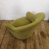 Armchair old green toad