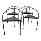 4 “Bermuda” chairs by Carlos Miret