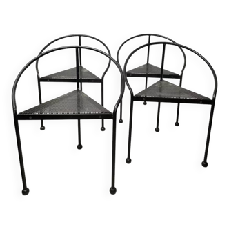 4 chaises « Bermuda » de Carlos Miret