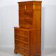 Antique Secretary Walnut Vintage Chest of Drawers