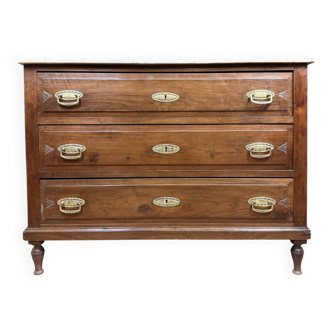Commode en acajou époque Art Nouveau dans l'esprit de l'école de Nancy