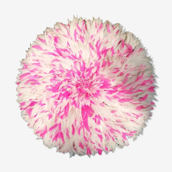 Juju hat rose et blanc 80/85cm