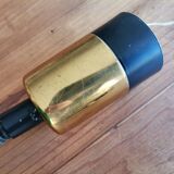 Scandinavian Modern green glass hanging lamp Helena Tynell