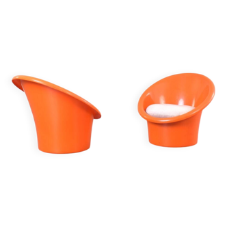 Skopa Lounge Chairs by Ole Gjerløv-Knudsen & Torben Lind for Ikea, 1970s