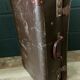 Vintage brown suitcase handle in Bakelite