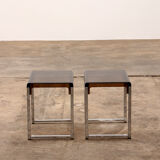 Vintage set of Plexiglas side tables designed in France in the 1960s