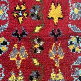 Moroccan carpet red - 84 x 177 cm
