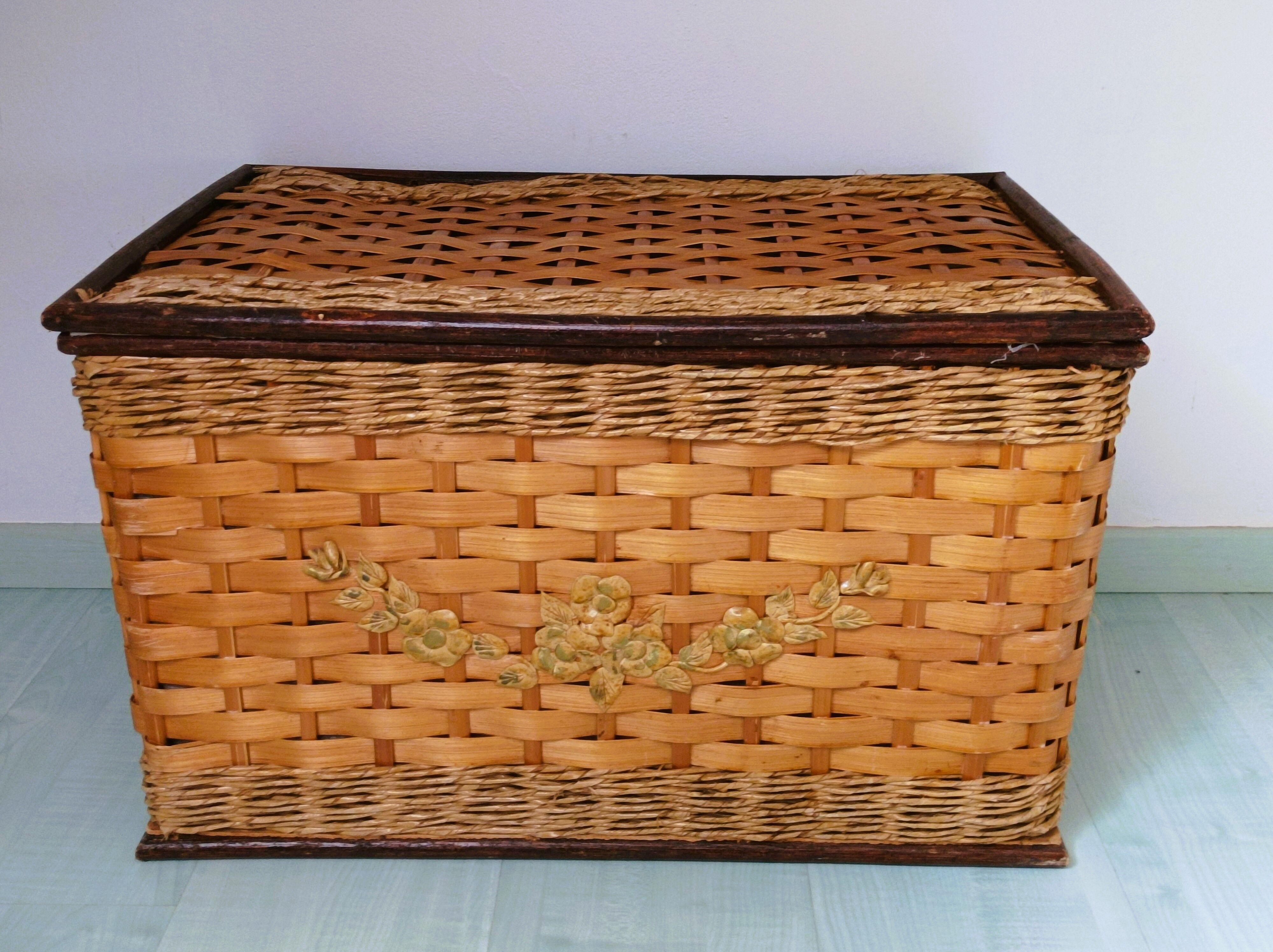 Rattan and wicker trunk