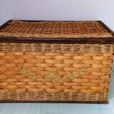 Rattan and wicker trunk