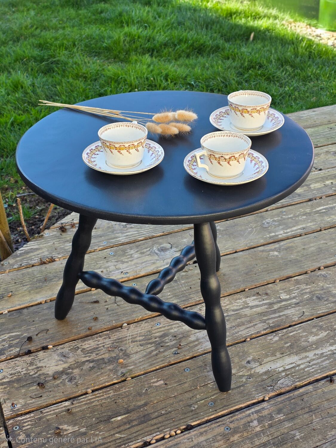 Tripod coffee table