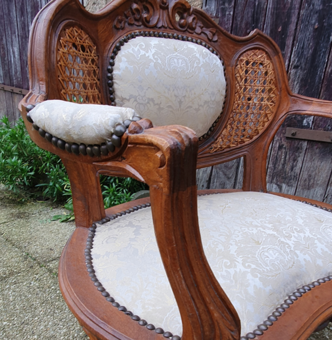 Convertible armchair, Rocaille, Louis XV style, early twentieth century.