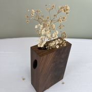 Vase en bois design minimaliste