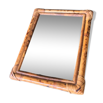 Tiger bamboo mirror 28x34cm