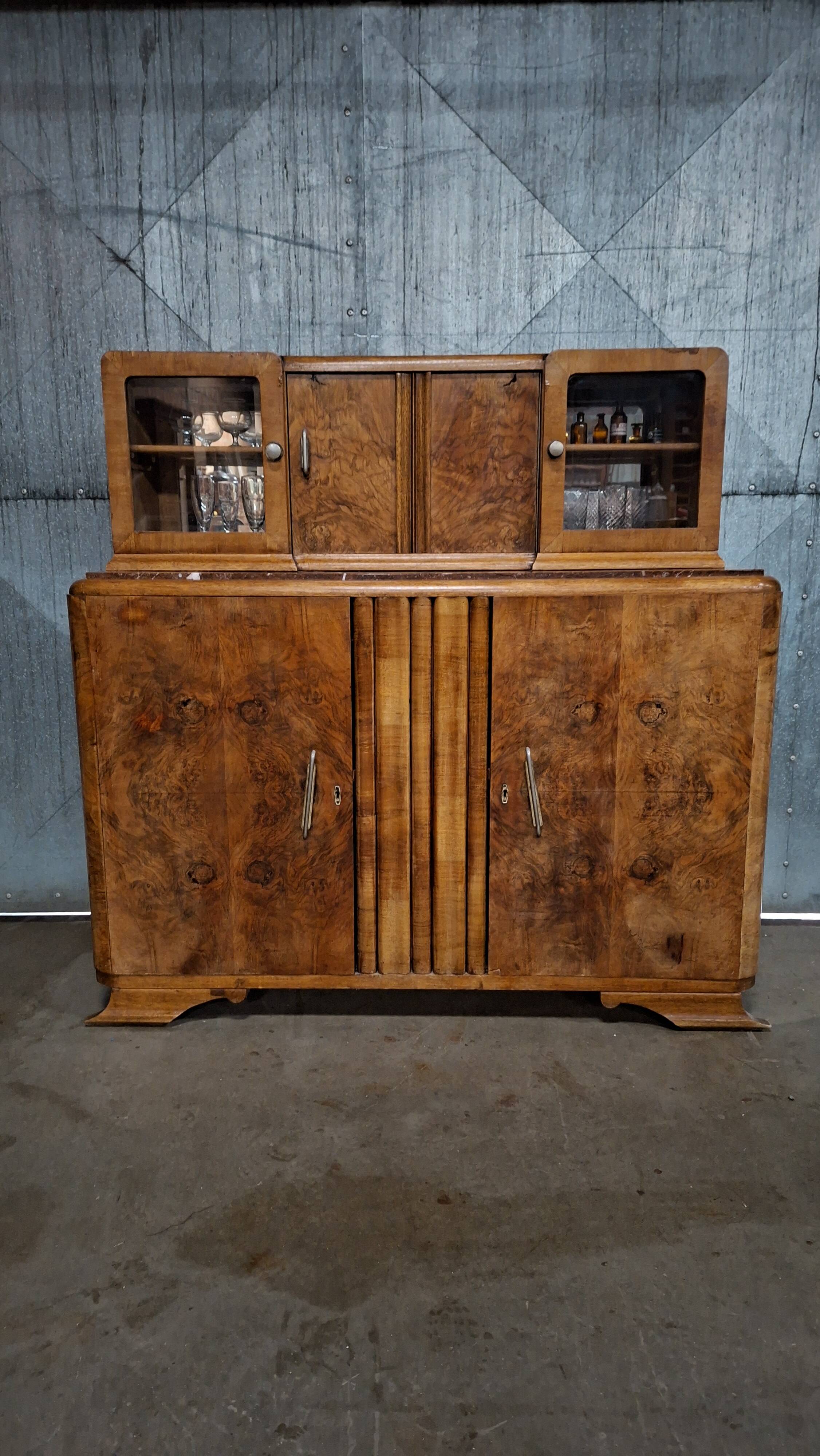 Art Deco bar cabinet / cocktail cabinet / vintage sideboard