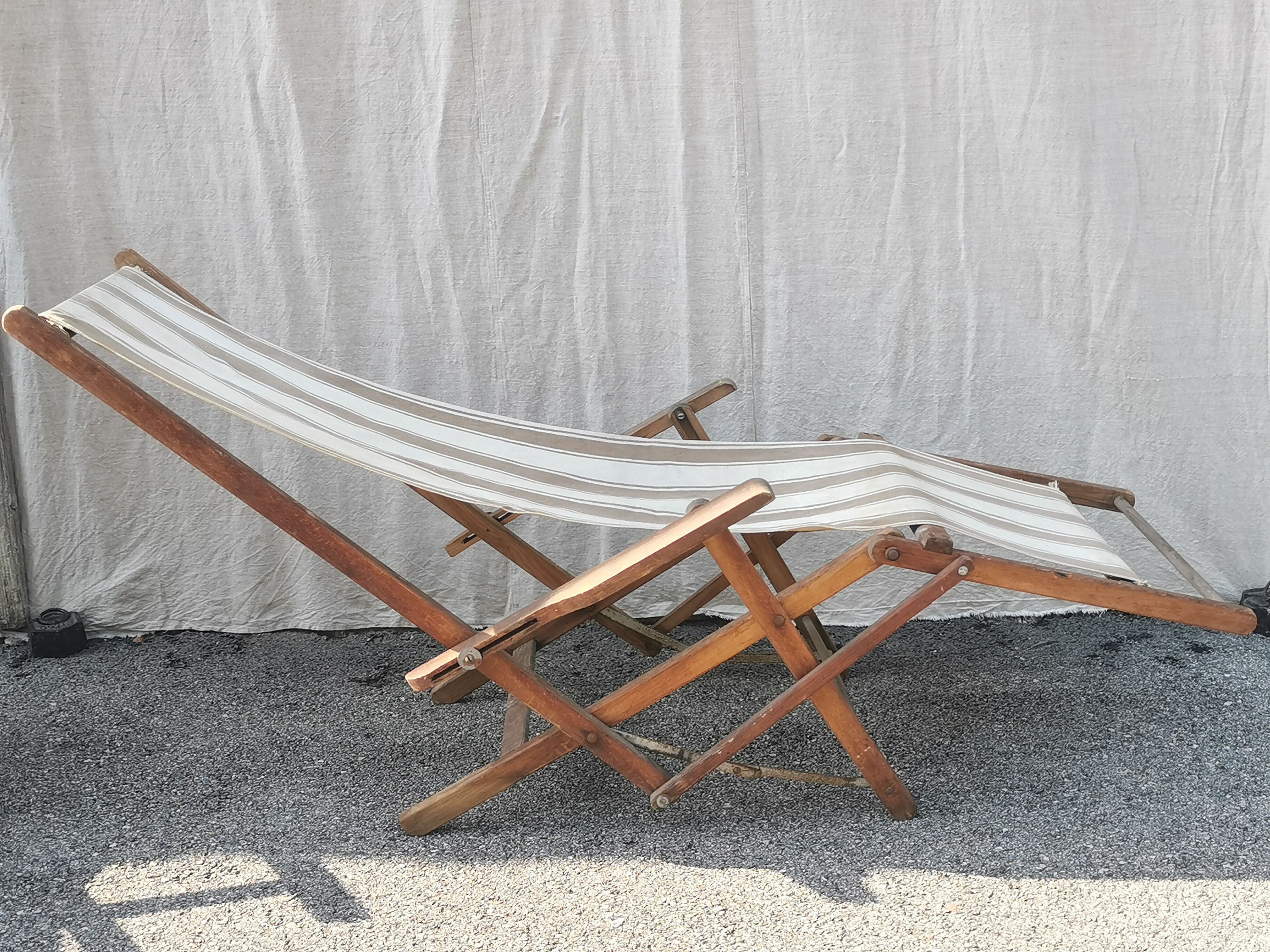 Paire de chiliennes vintage 60
