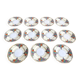 Set of 11 Rare Bread & Butter Plates by Barker Bros Ltd, Sandringham Pattern, Made in 1930-1937