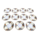 Set of 11 Rare Bread & Butter Plates by Barker Bros Ltd, Sandringham Pattern, Made in 1930-1937
