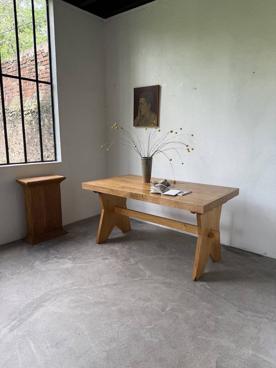 1950s beech mountain furniture table
