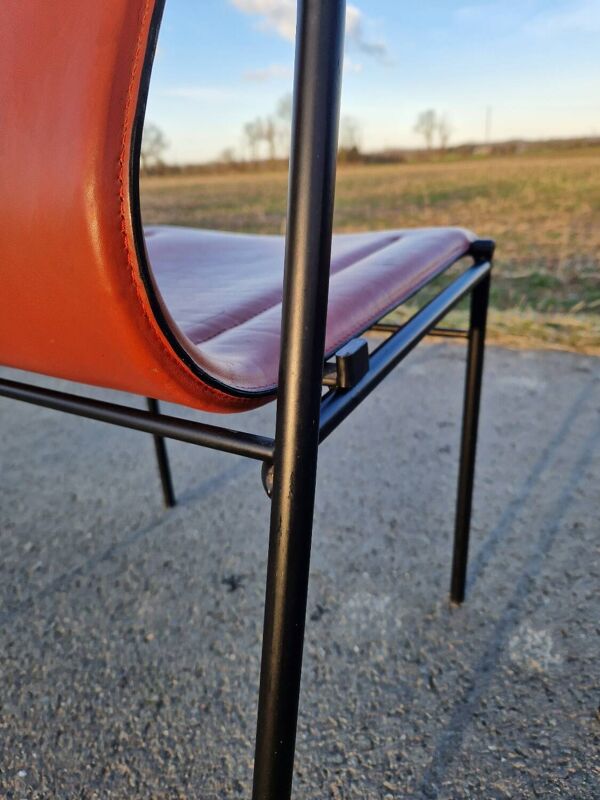 Lot de 2 chaises en cuir Matteo Grassi